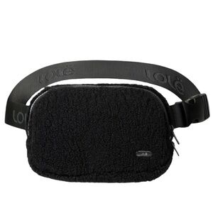 Lole Black Fleece Crossbody/Belt Bag
